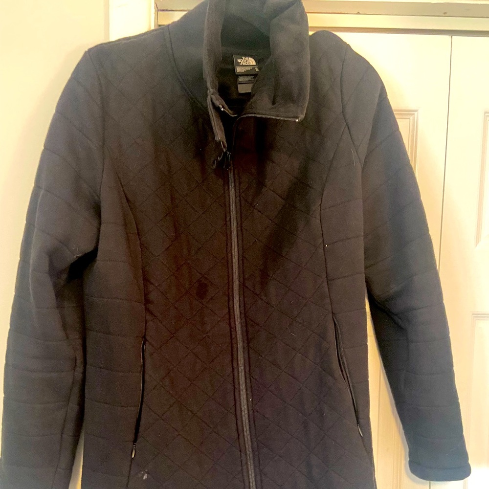Black North Face fleece jacket size XL